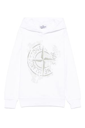 Felpa con cappuccio e motivo Compass STONE ISLAND KIDS | K1S166100017S0130V0001